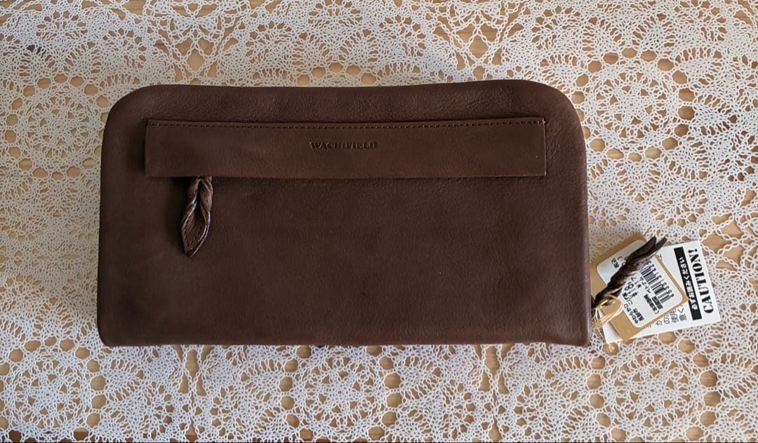わちふぃーるど　やわらか長財布　こげ茶