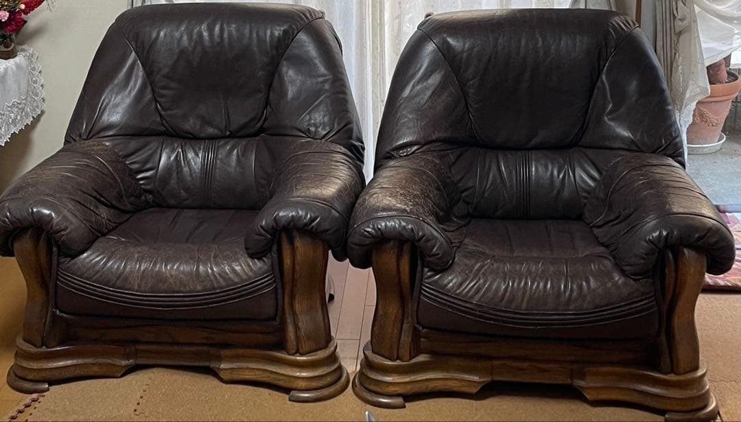 ドイツ製　超高級　ソファー　革　輸入品　LL レザー