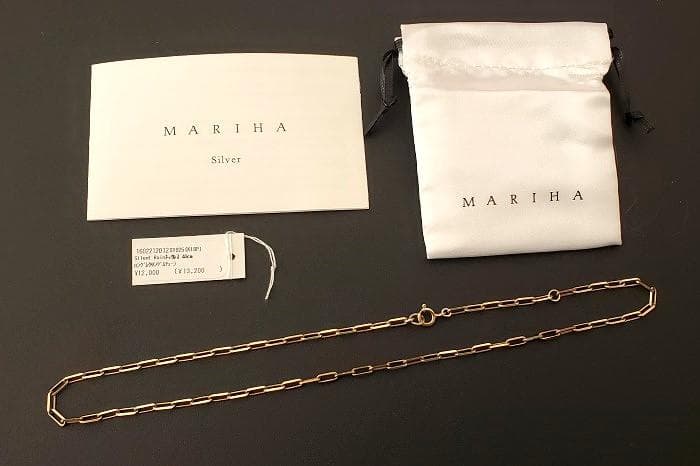 ◯*様 MARIHA SilentRainネックレス SV925 K18P