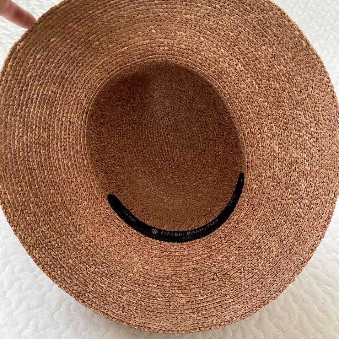 値下げ！新品　ヘレンカミンスキー　ラフィア　ハット　麦わら帽子 ストローハット