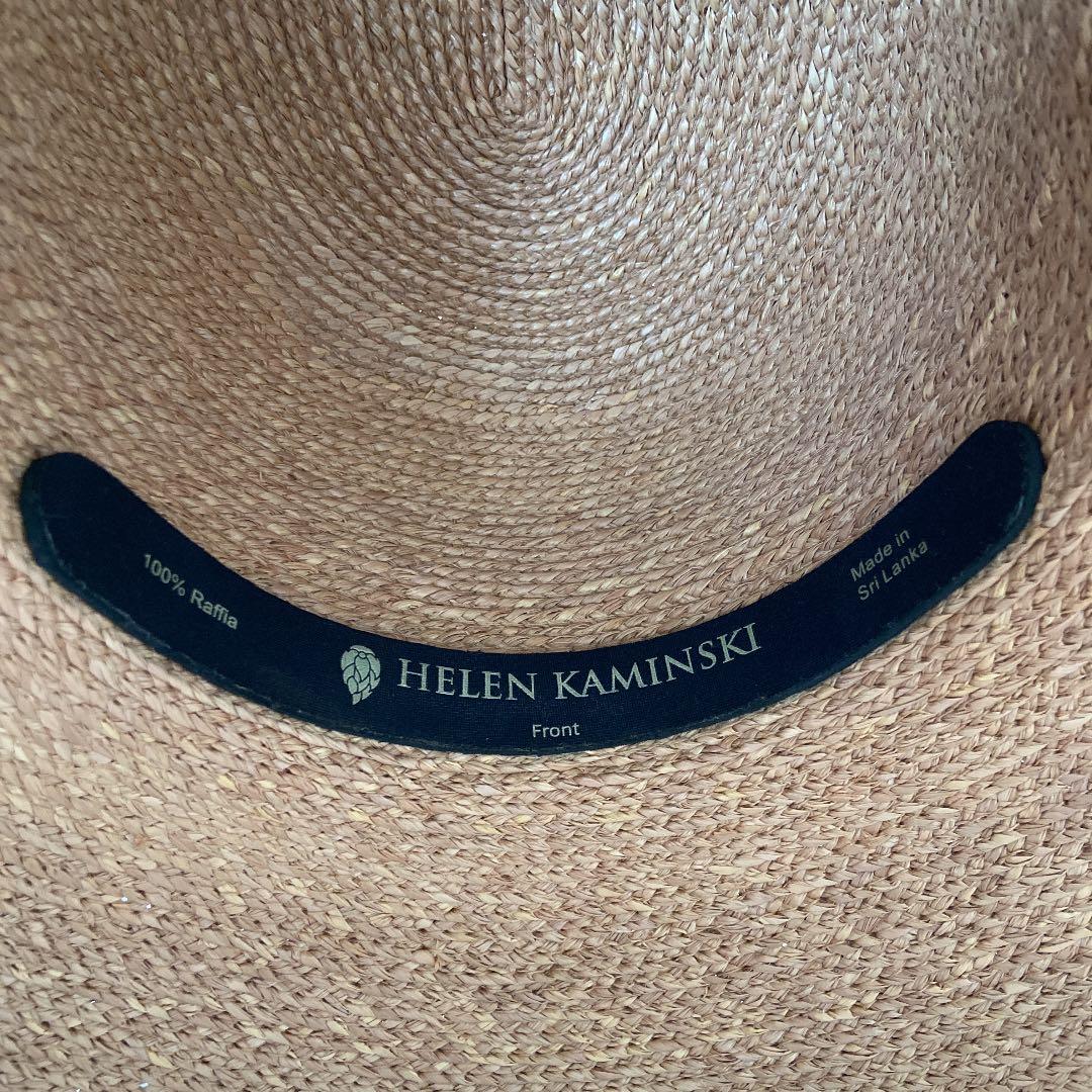 値下げ！新品　ヘレンカミンスキー　ラフィア　ハット　麦わら帽子 ストローハット