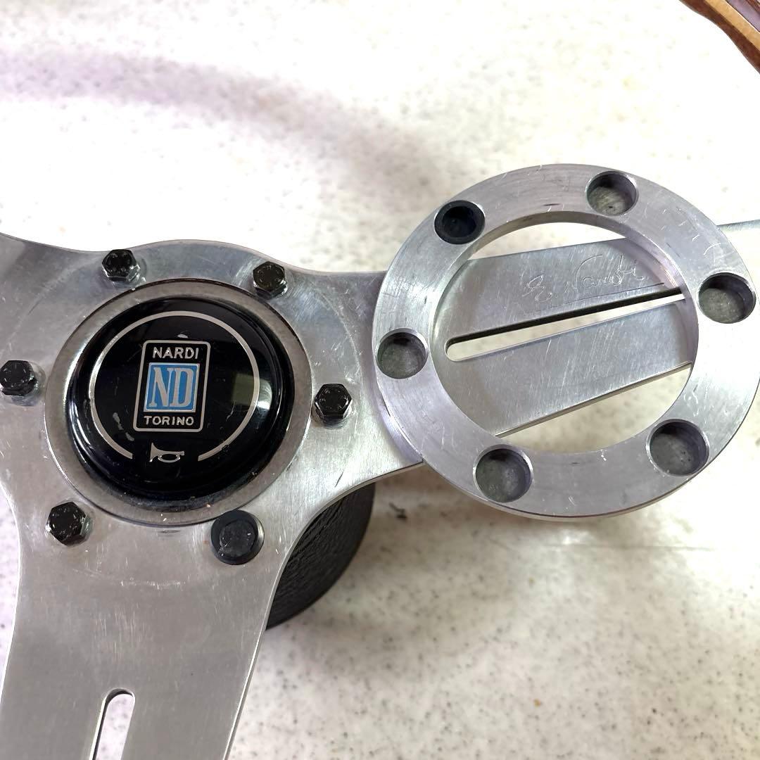 ナルディ　ウッドステアリング15インチ（38.5㎝）