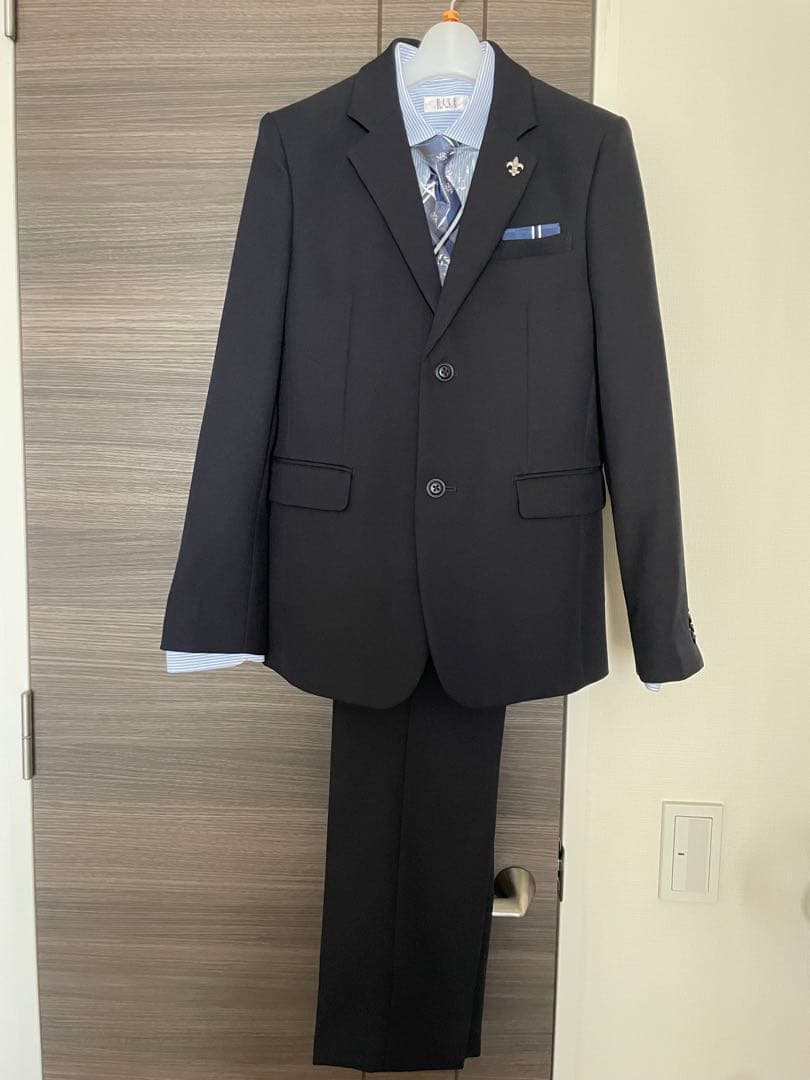 ☆エル☆ネイビー☆スーツ☆160☆卒業式☆セレモニー☆アン ノワール☆小学生☆男