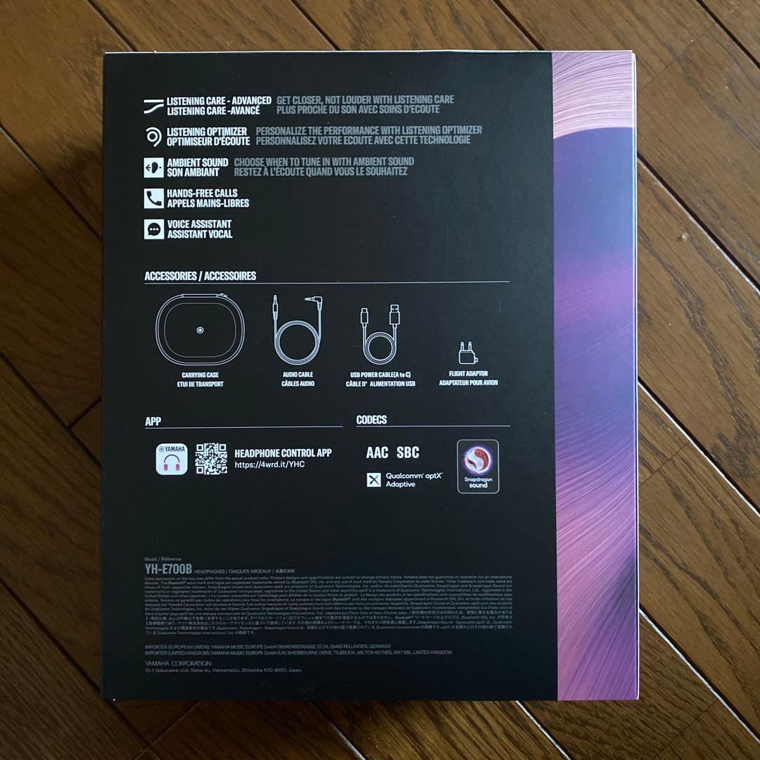 YH-E700B ワイヤレスヘッドホン