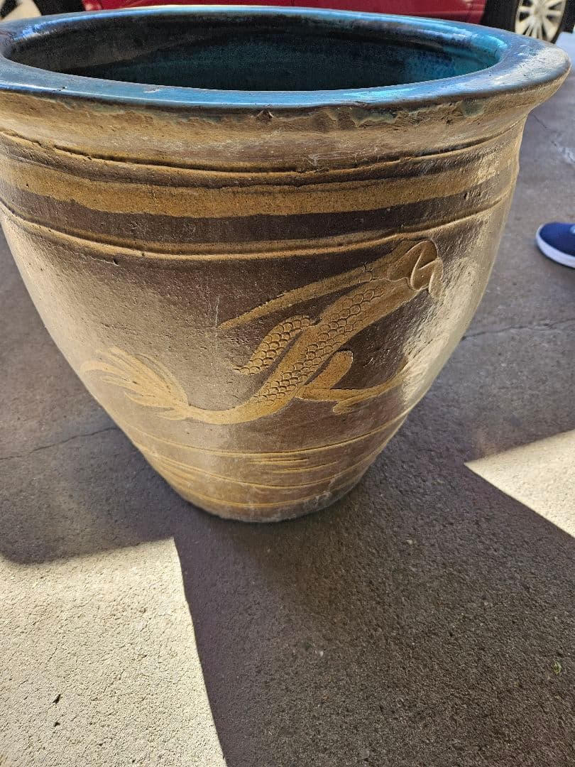 専用‼‼ 期間限定価格☆アンティーク　ピータン　壺　龍