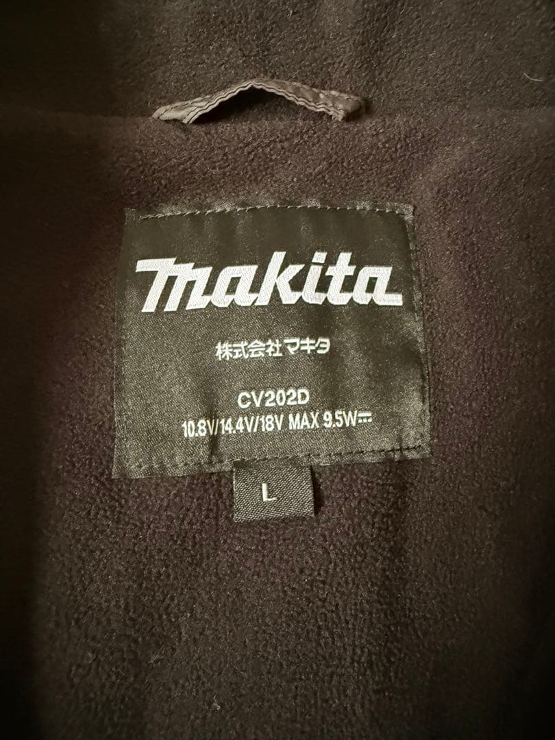 美品　マキタ　電熱ベスト　Lサイズ　バッテリー付き