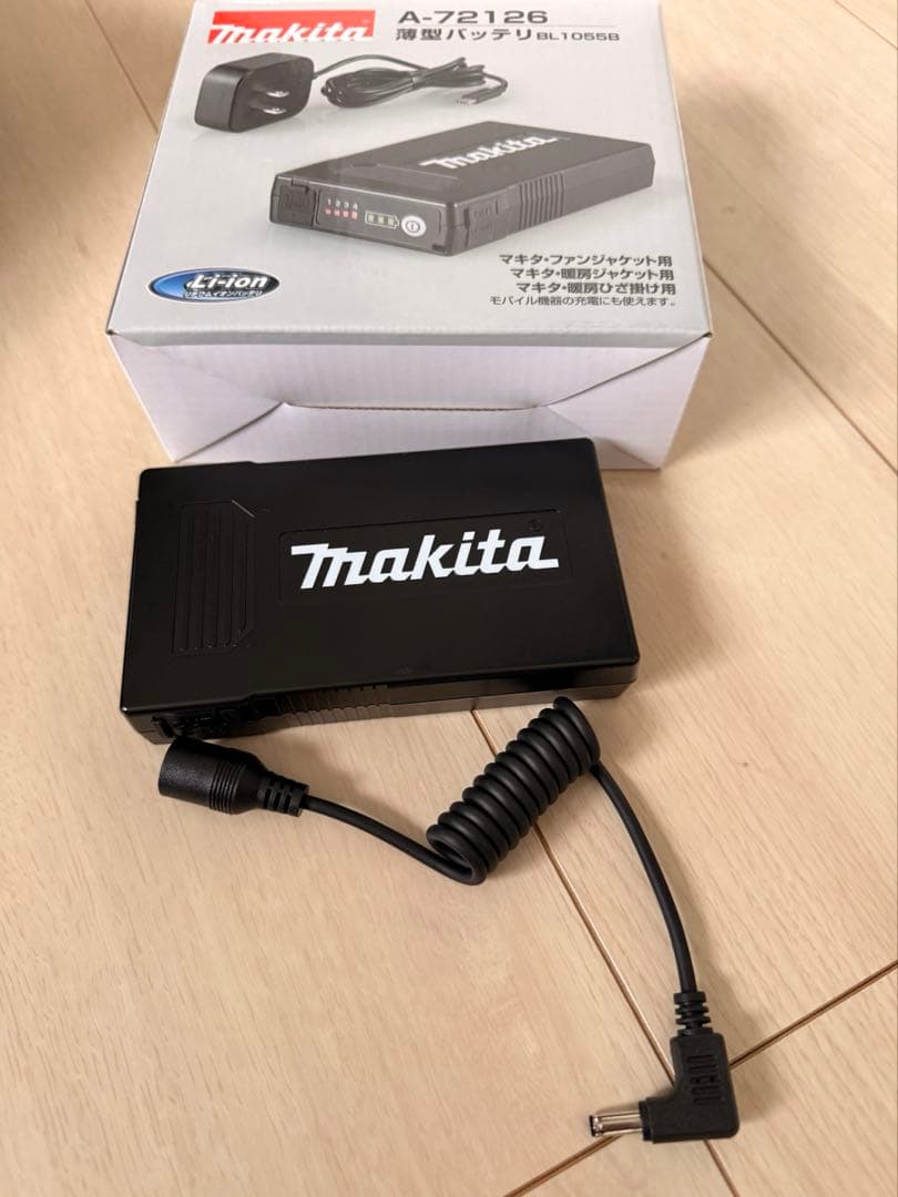 美品　マキタ　電熱ベスト　Lサイズ　バッテリー付き