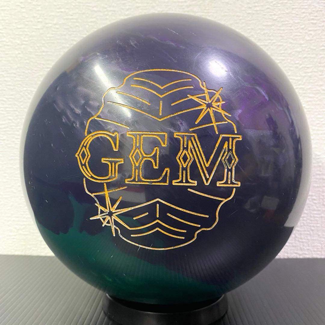 プラグ済み Gem Pearl 15P 人気 中古品 ボウリング ボール ロト