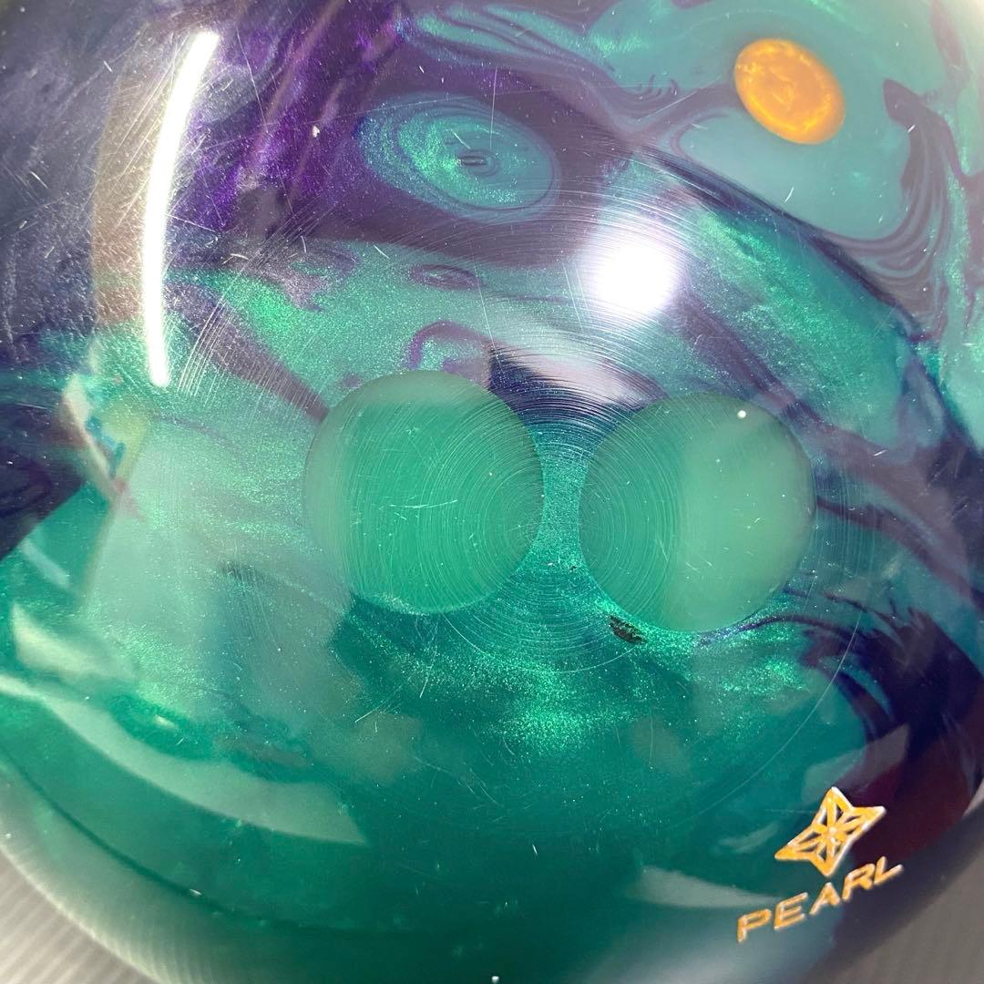 プラグ済み Gem Pearl 15P 人気 中古品 ボウリング ボール ロト