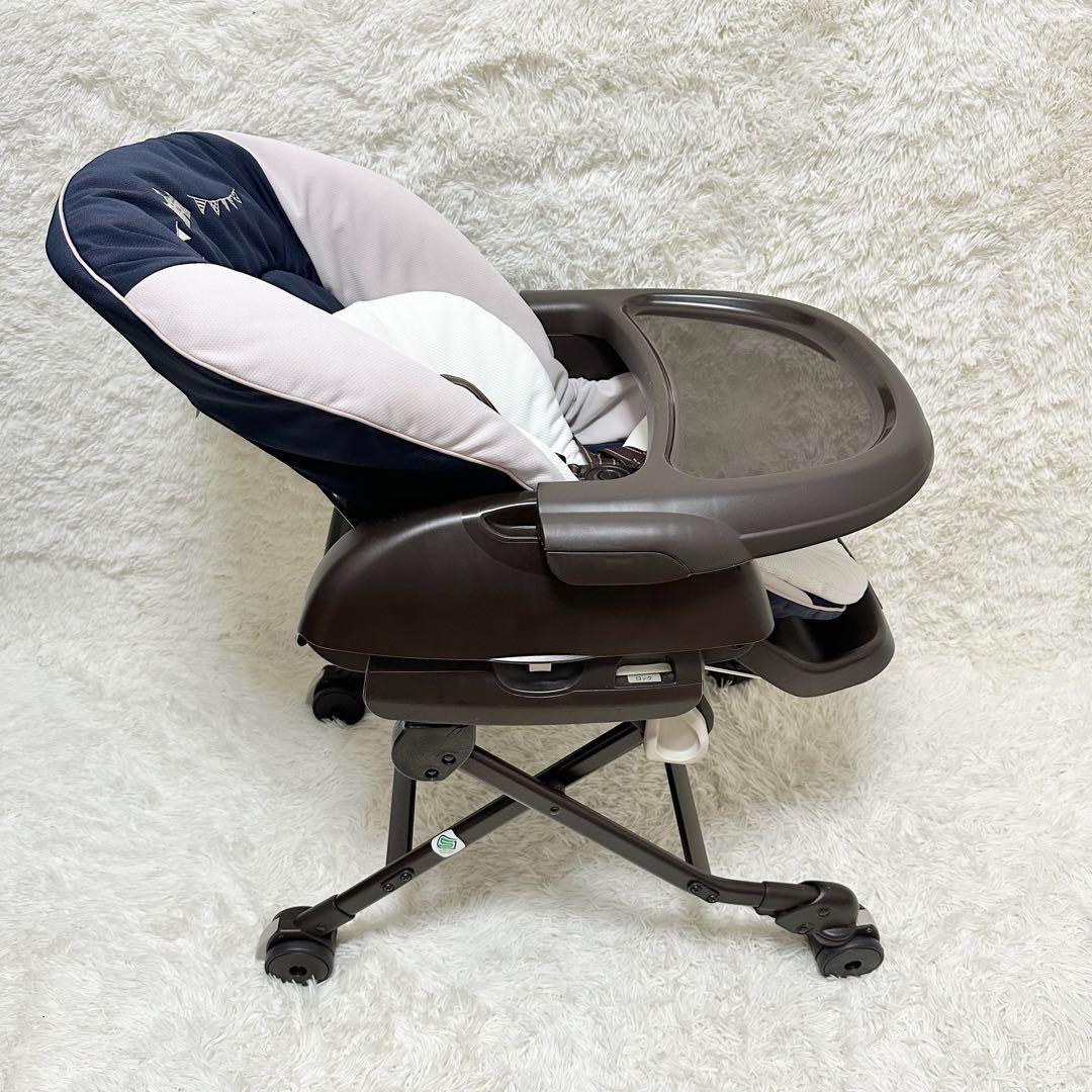 ✨美品✨COMBI ネムリラ シンプライト ハイローチェア テーブル