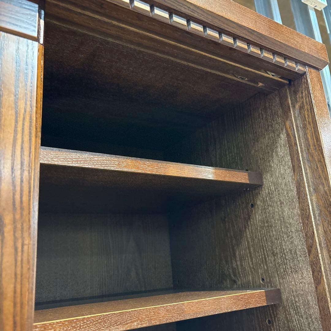 私*様 和風格子デザイン 食器棚 90cm幅