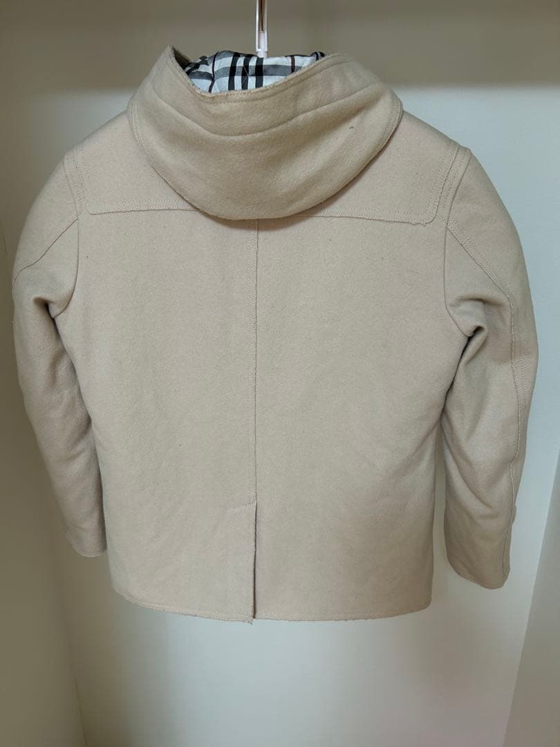 バーバリーダッフルコート(オフホワイト、Mサイズ)