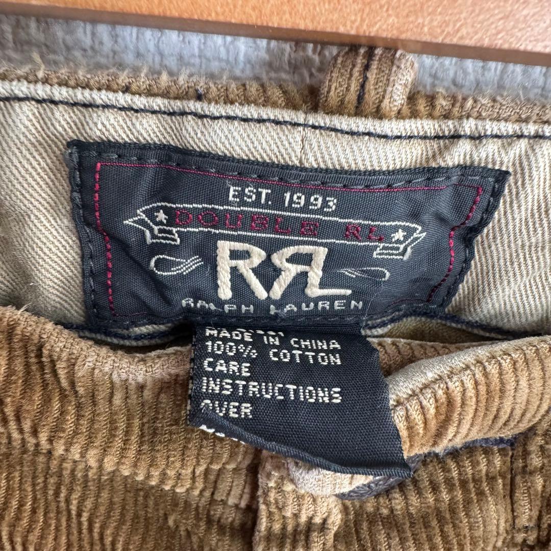 【レア】RRLコーデュロイカーゴパンツ　ブラウン　ラルフローレン 29