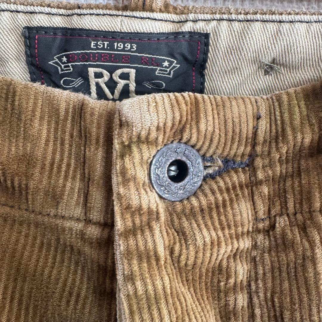 【レア】RRLコーデュロイカーゴパンツ　ブラウン　ラルフローレン 29