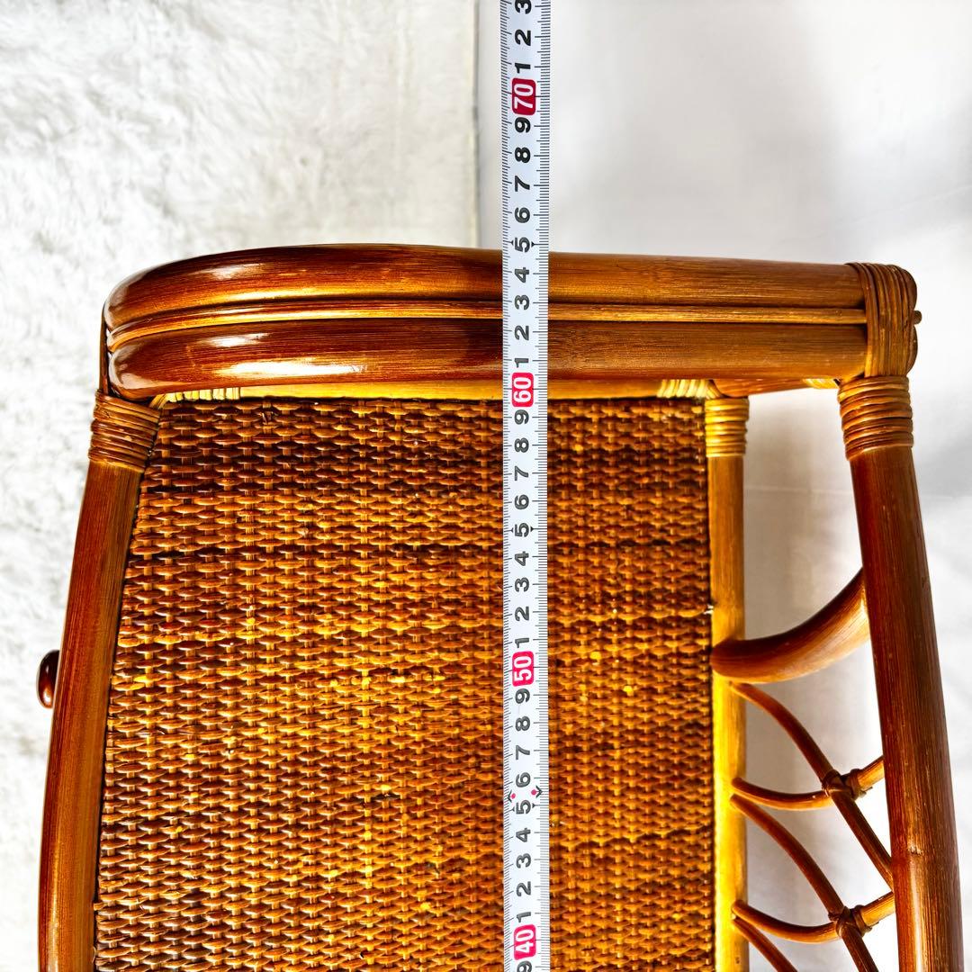 『送料無料』ラタン　キャビネット　サイドボード　収納ラック