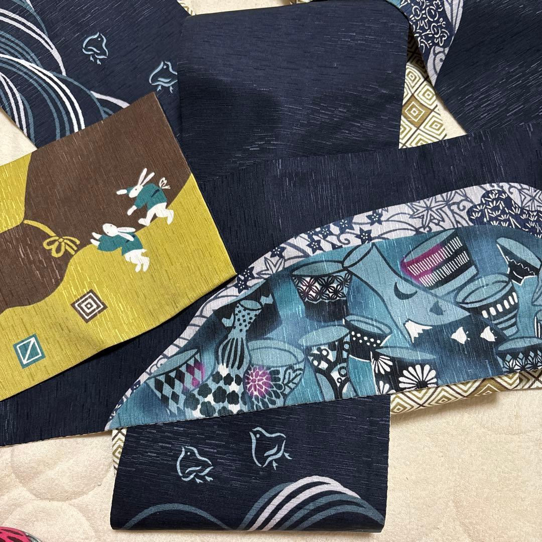 ワッカ WAKKA 半幅帯 正絹 425cm