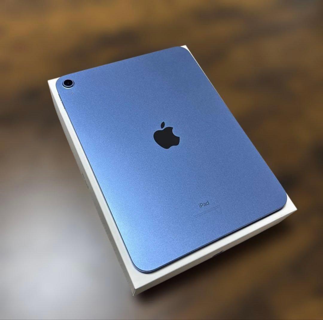 【美品】Apple iPad 本体ブルー第10 世代Wi-Fiモデル
