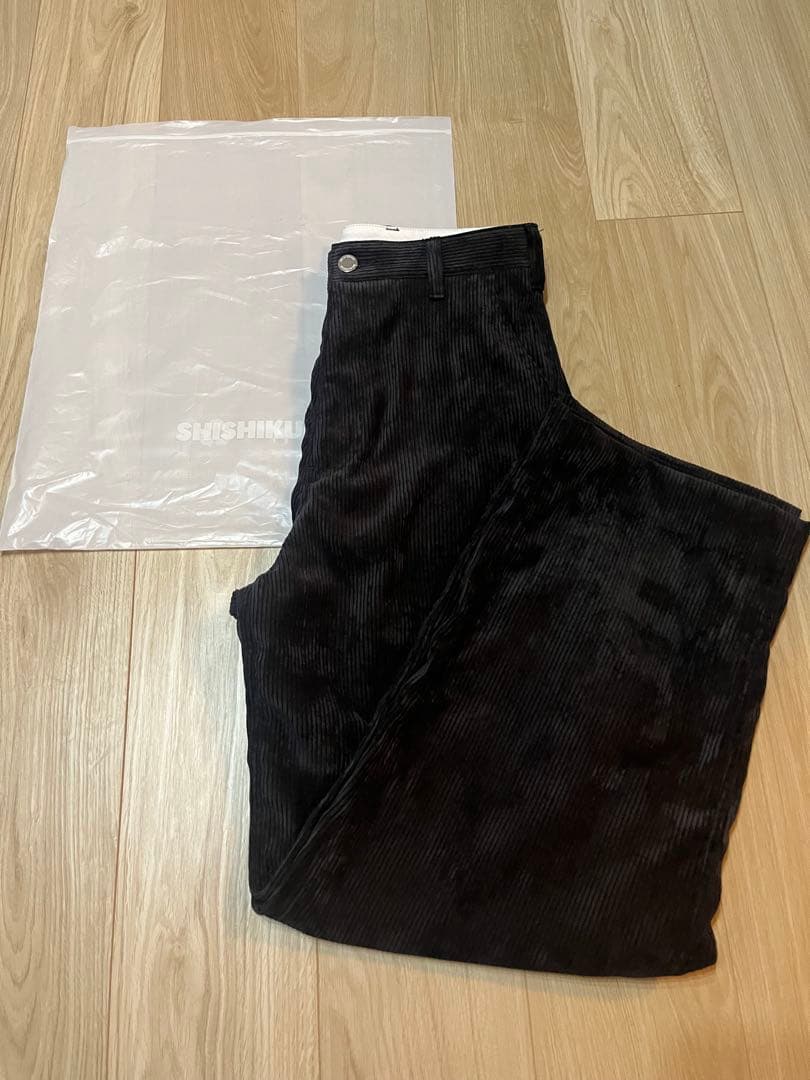THE SHISHIKUI Painter C コーデュロイブラック 34