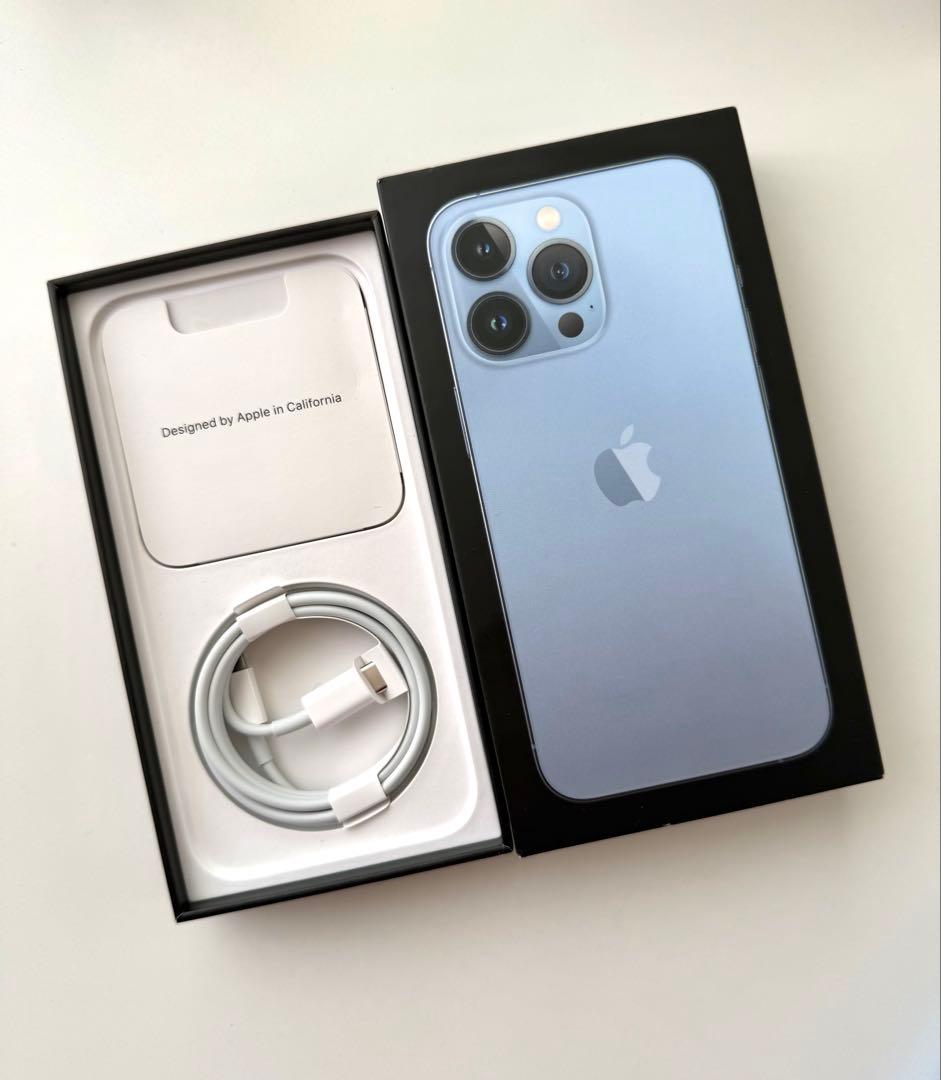 iPhone13pro シエラブルー　バッテリー100%