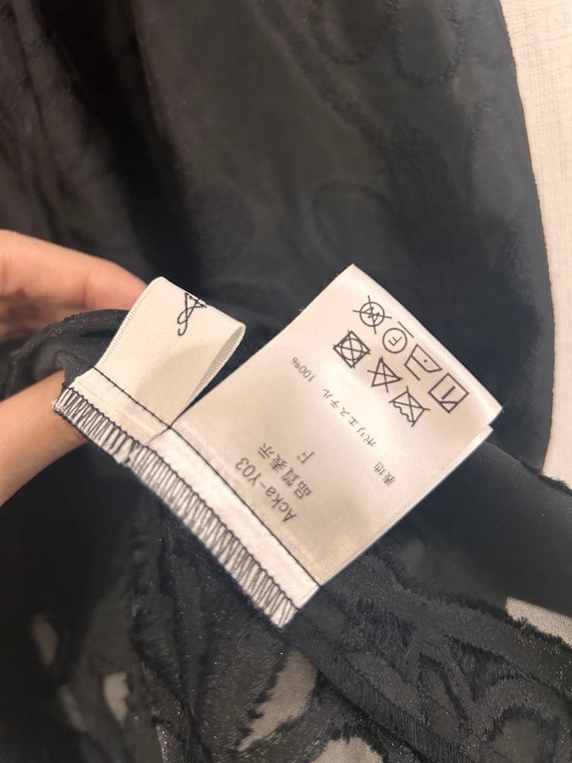 ワンピース Acka / jacquard mini dress