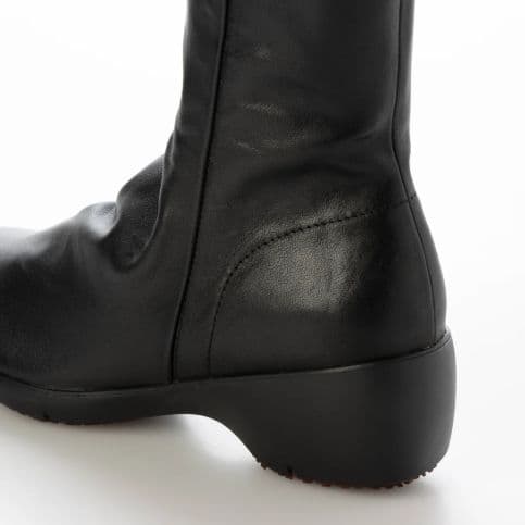 fitfit 新品24cm ◆ソフトレザーブーツ900(ブラック)