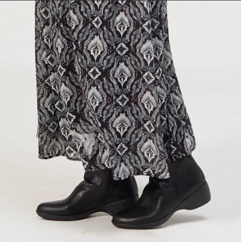 fitfit 新品24cm ◆ソフトレザーブーツ900(ブラック)