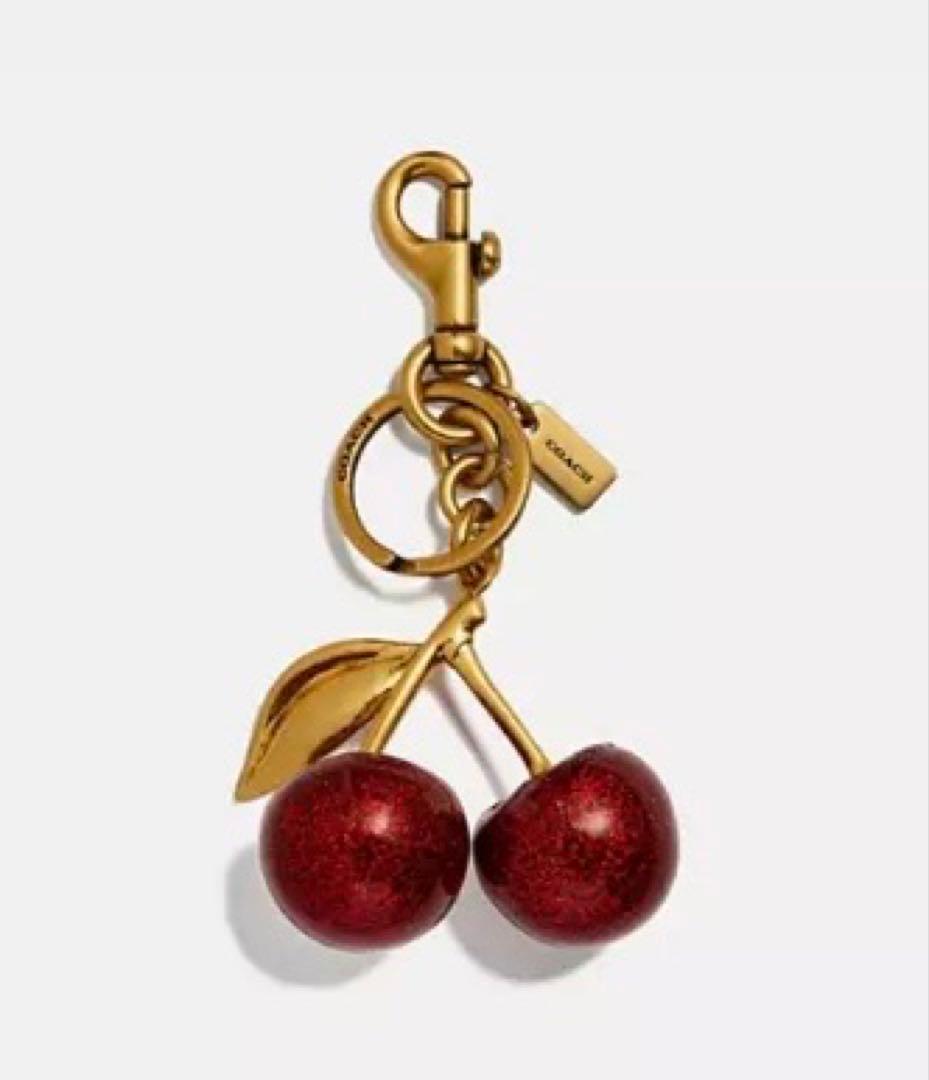 コーチ　チェリー バッグチャーム　さくらんぼ　新品