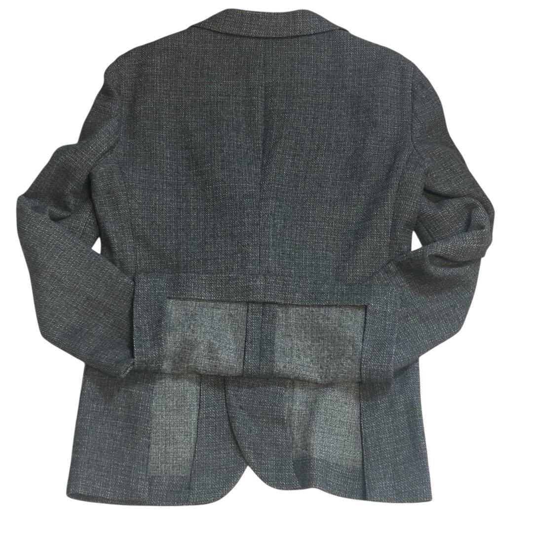 美品 希少　ロロピアーナ×エディフィス ツイードジャケット グレー 46