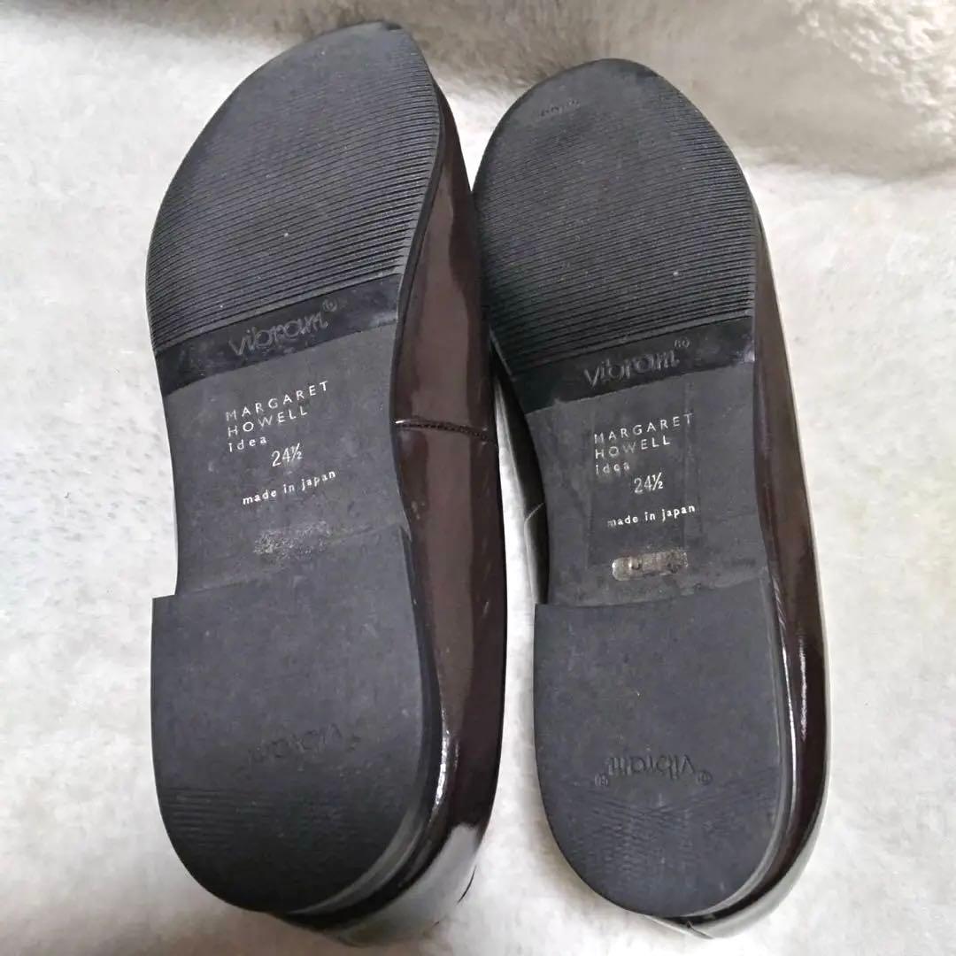 MARGARET HOWELL ideaダークブラウン ローファー 24.5cm