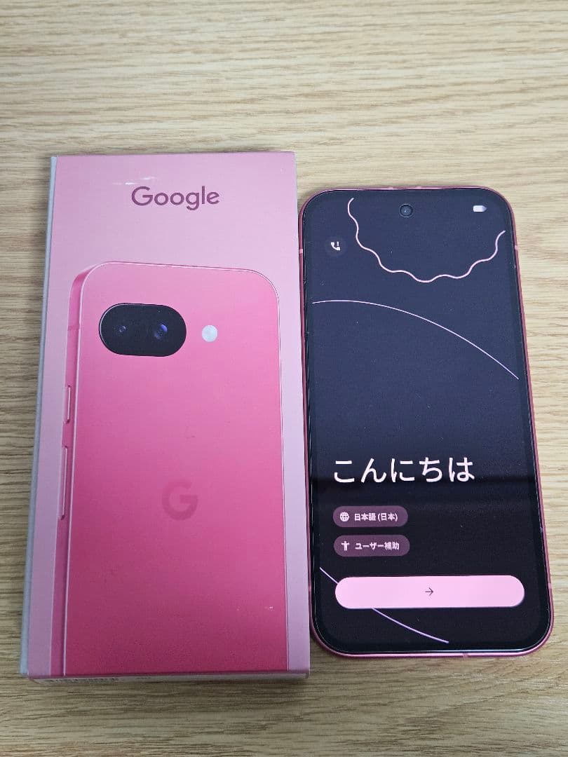 スマートフォン本体 Google pixel9a 128GB Peony