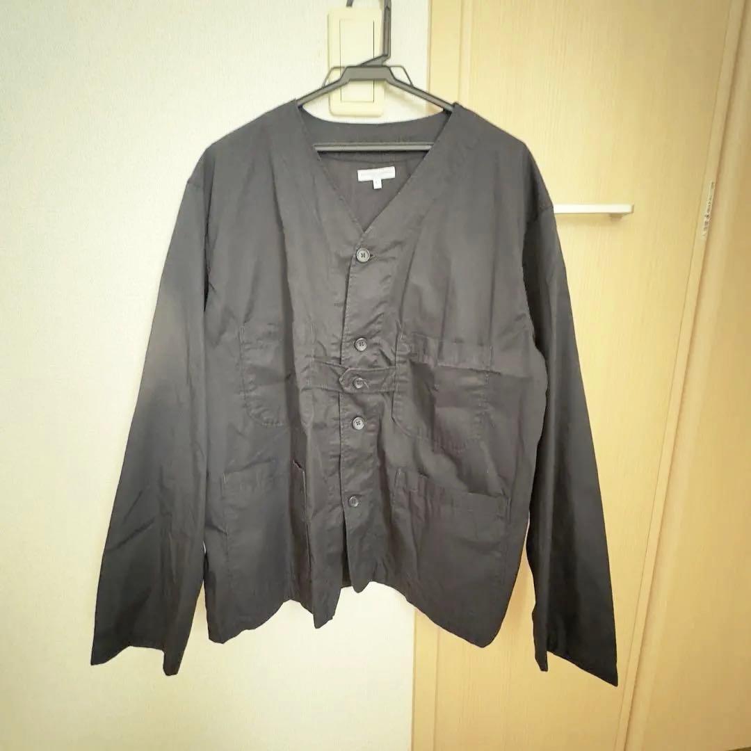 ENGINEERED GARMENTS ブラック ノーカラージャケット L
