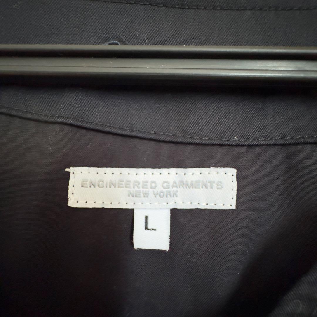 ENGINEERED GARMENTS ブラック ノーカラージャケット L