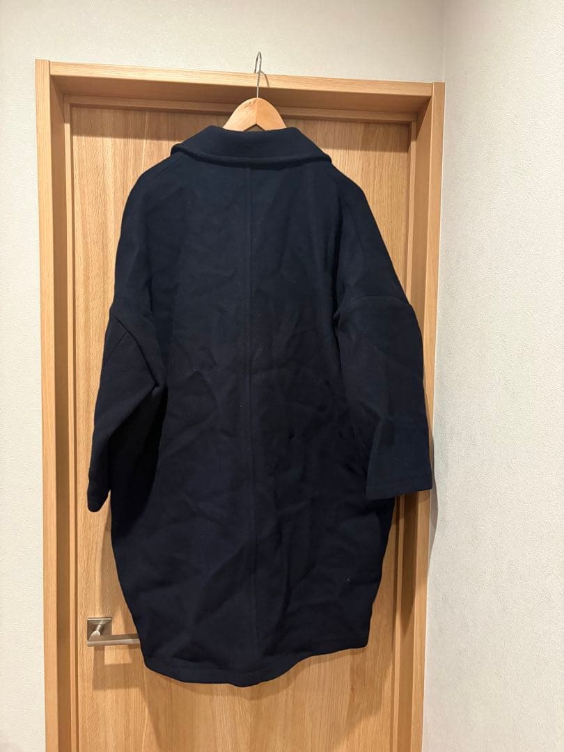 フレームワーク ロングPコート ブラック