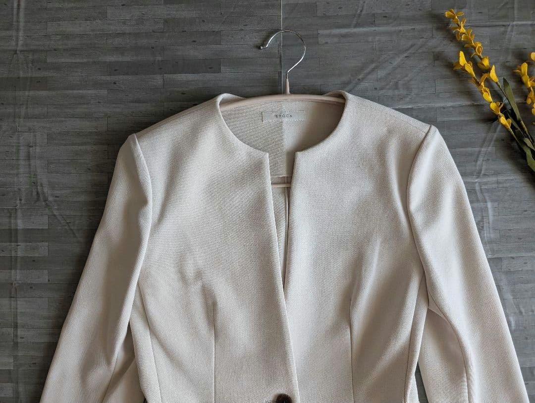 EPOCA エポカ ノーカラージャケット＆スカート セットアップ