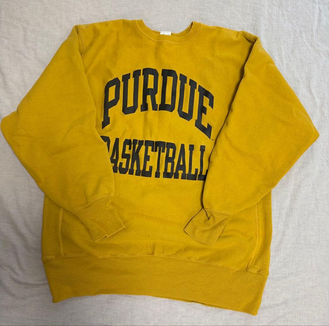 90s Champion ゴールド リバースウィーブ 刺繍タグ