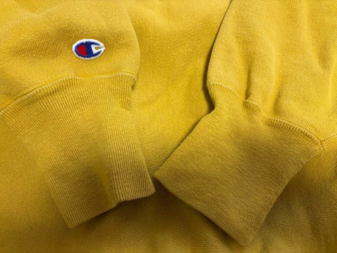 90s Champion ゴールド リバースウィーブ 刺繍タグ