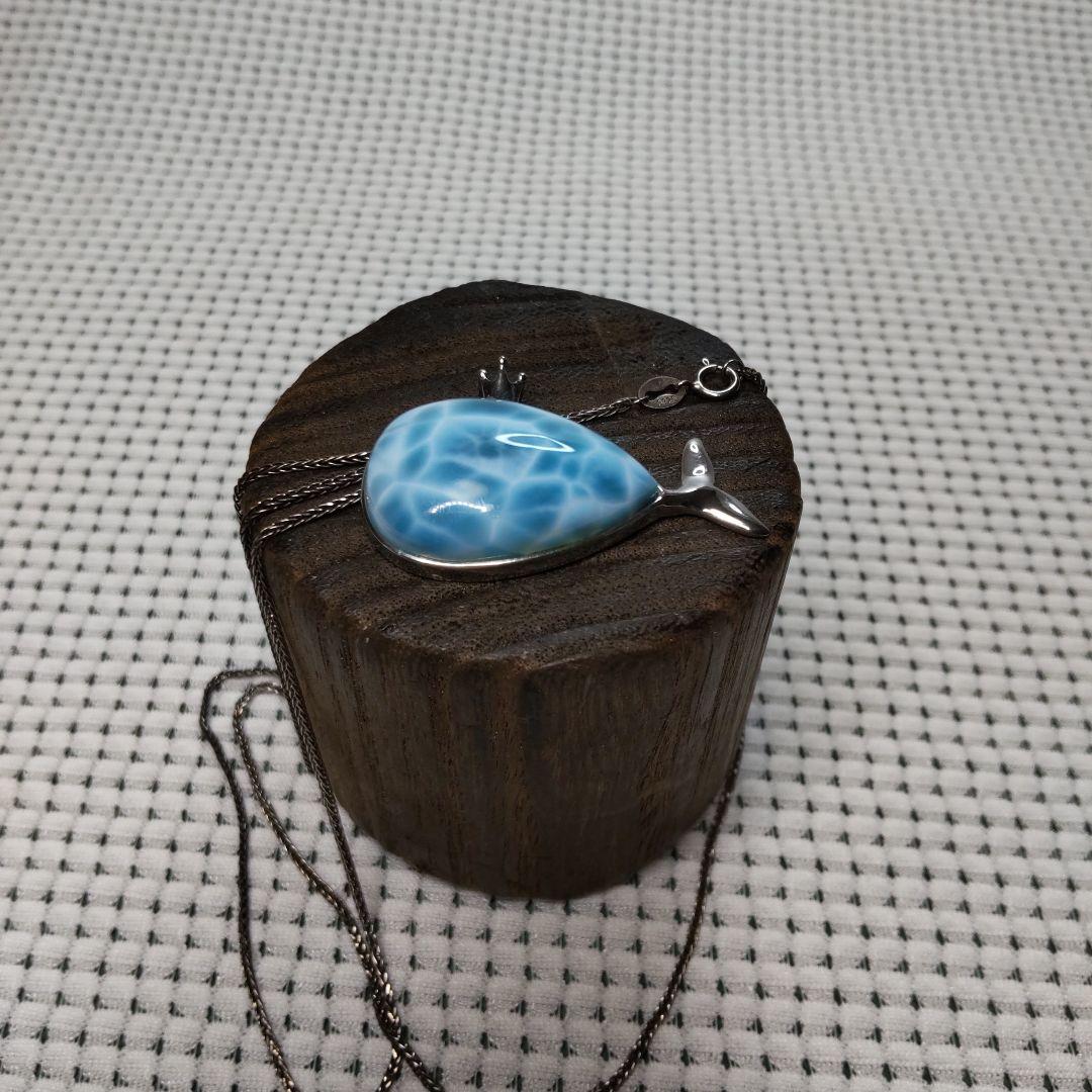 な*ち様 クジラペンダント(ラリマー)