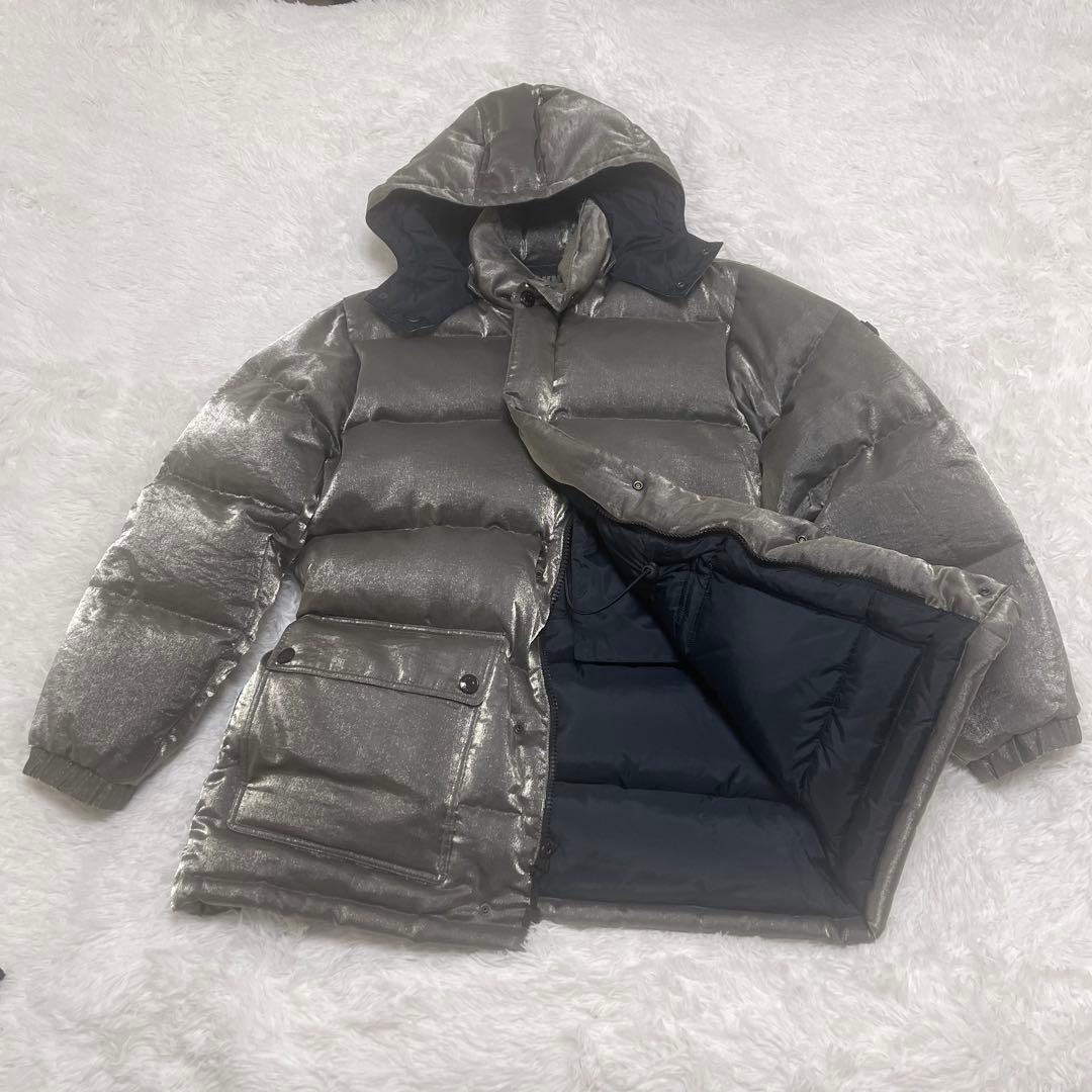 ダナキャランDKNY メタリック シルバー ダウンジャケット ヴィンテージ90s
