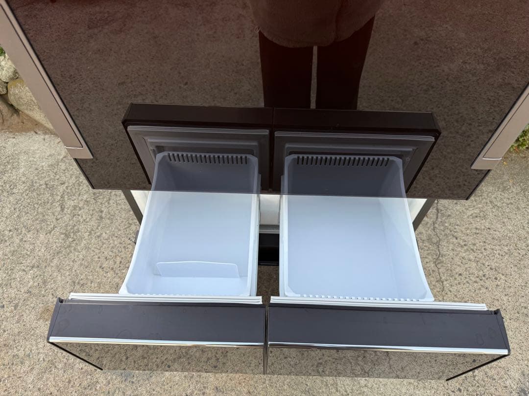 【SHARP 2019年製・415L】４ドア冷蔵庫 SJ-GT42E-R 美品