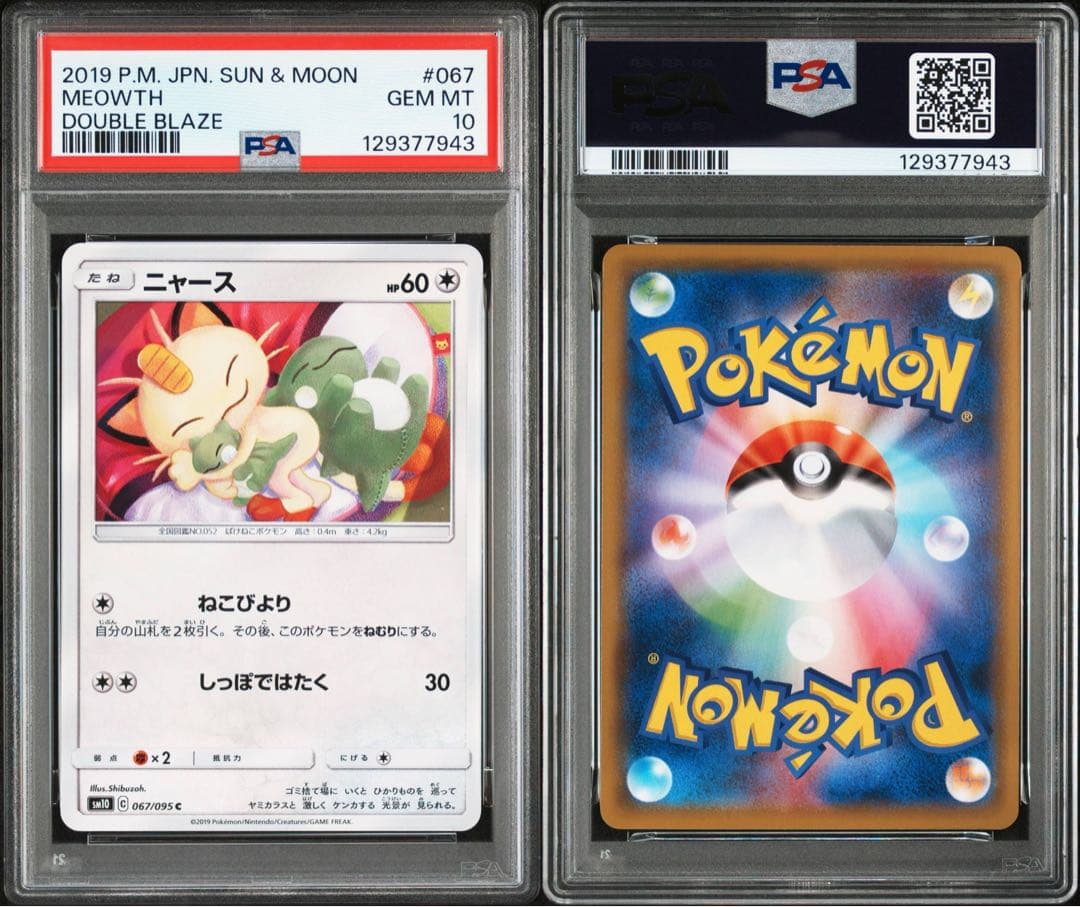 【代行購入OK】ニャース　067/095 PSA10 ねこびより　シブゾー