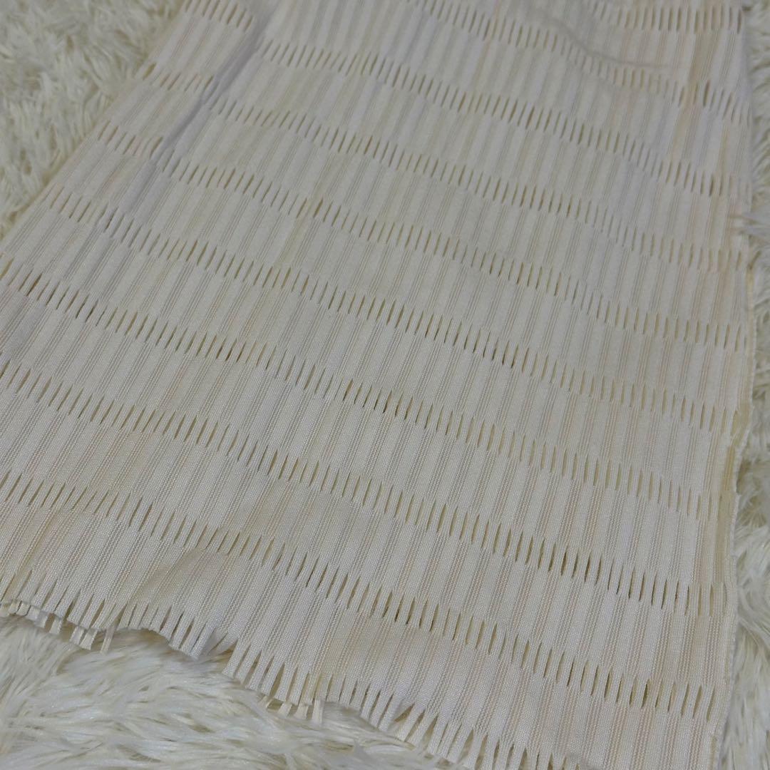 プリーツプリーズA.POCセミワイドパンツ イッセイミヤケフリンジカットワーク