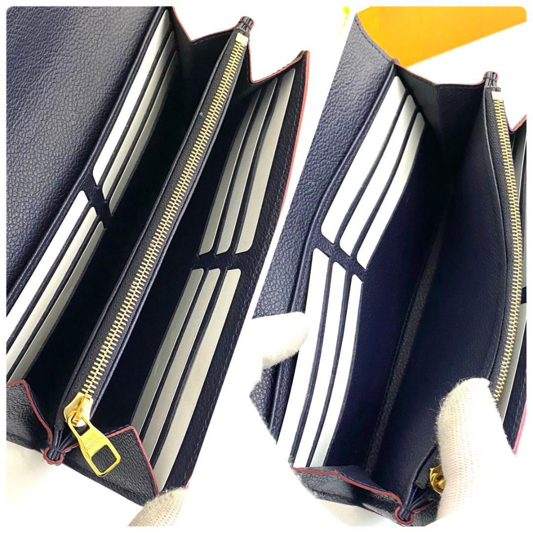 ルイ ヴィトン◎ポルトフォイユ サラ アンプラント 長財布 マリーヌルージュ