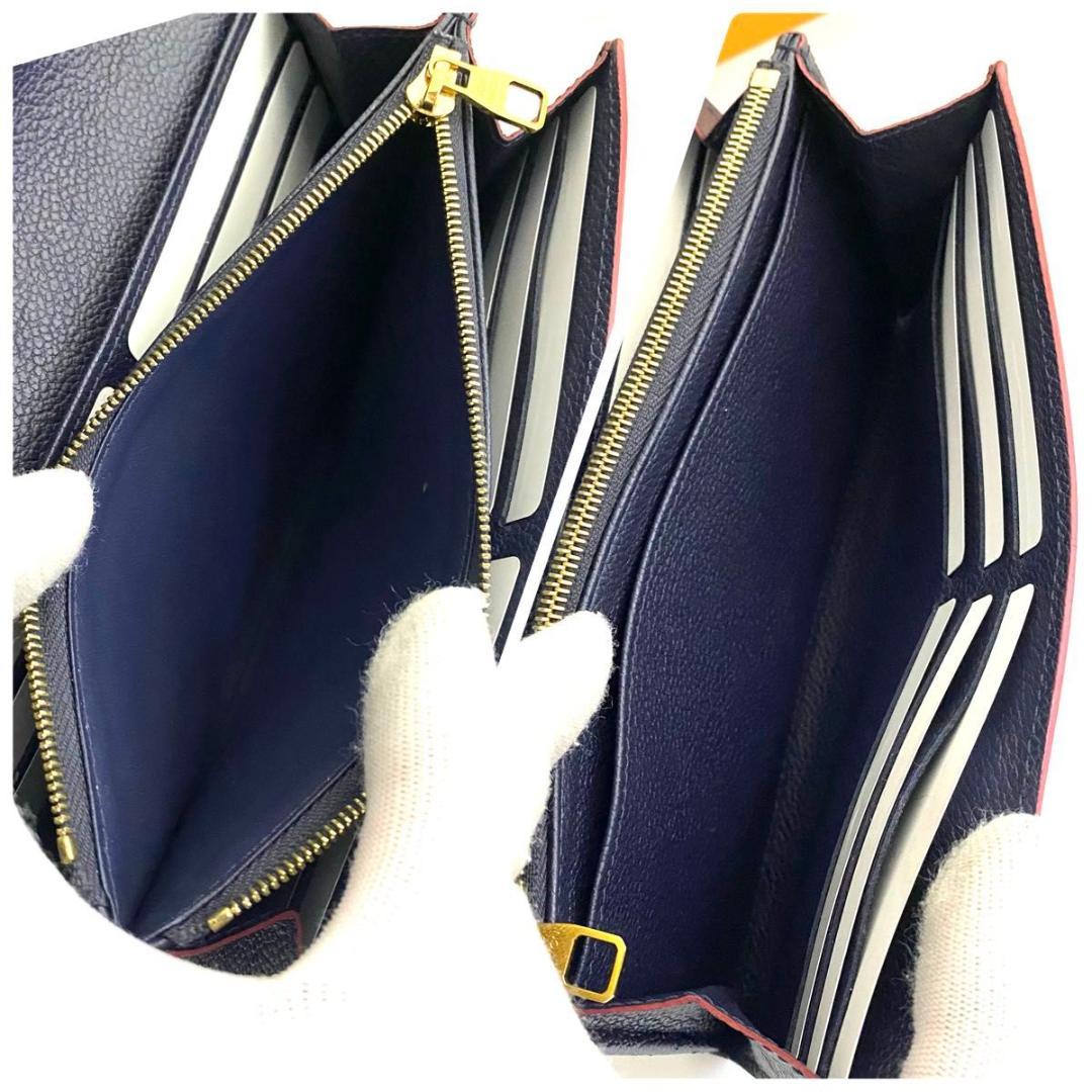 ルイ ヴィトン◎ポルトフォイユ サラ アンプラント 長財布 マリーヌルージュ