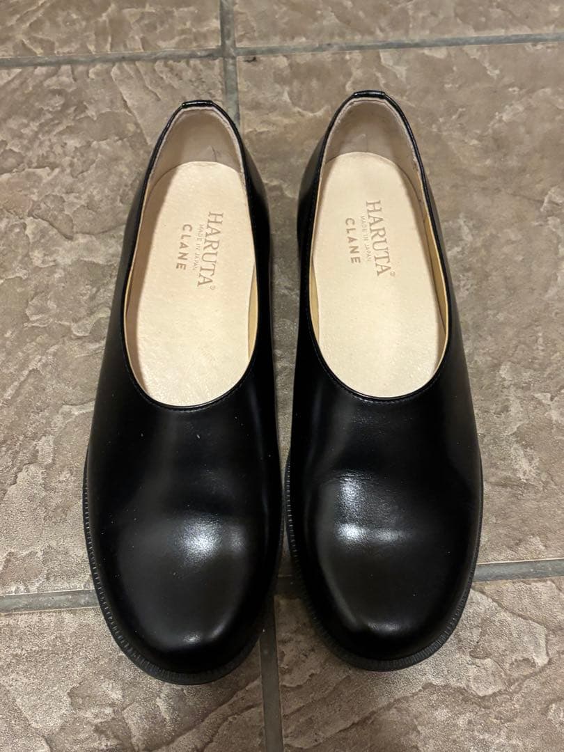CLANE HARUTA×CLANE FLAT SHOES ブラック