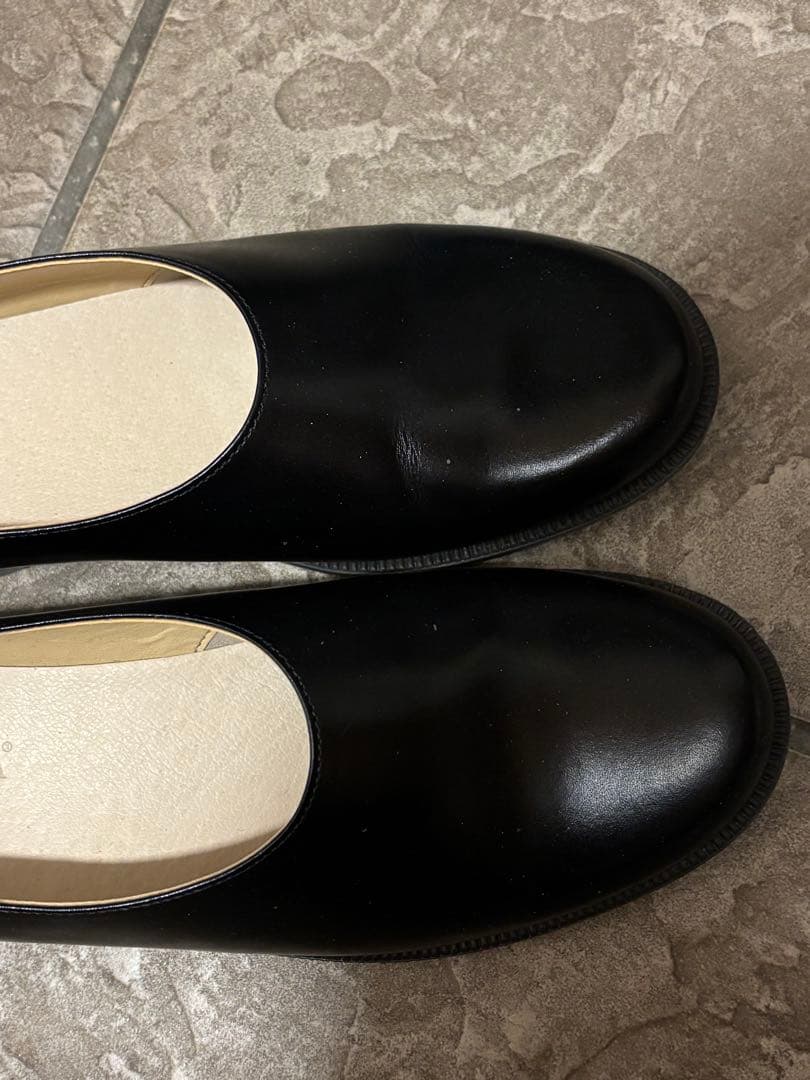 CLANE HARUTA×CLANE FLAT SHOES ブラック