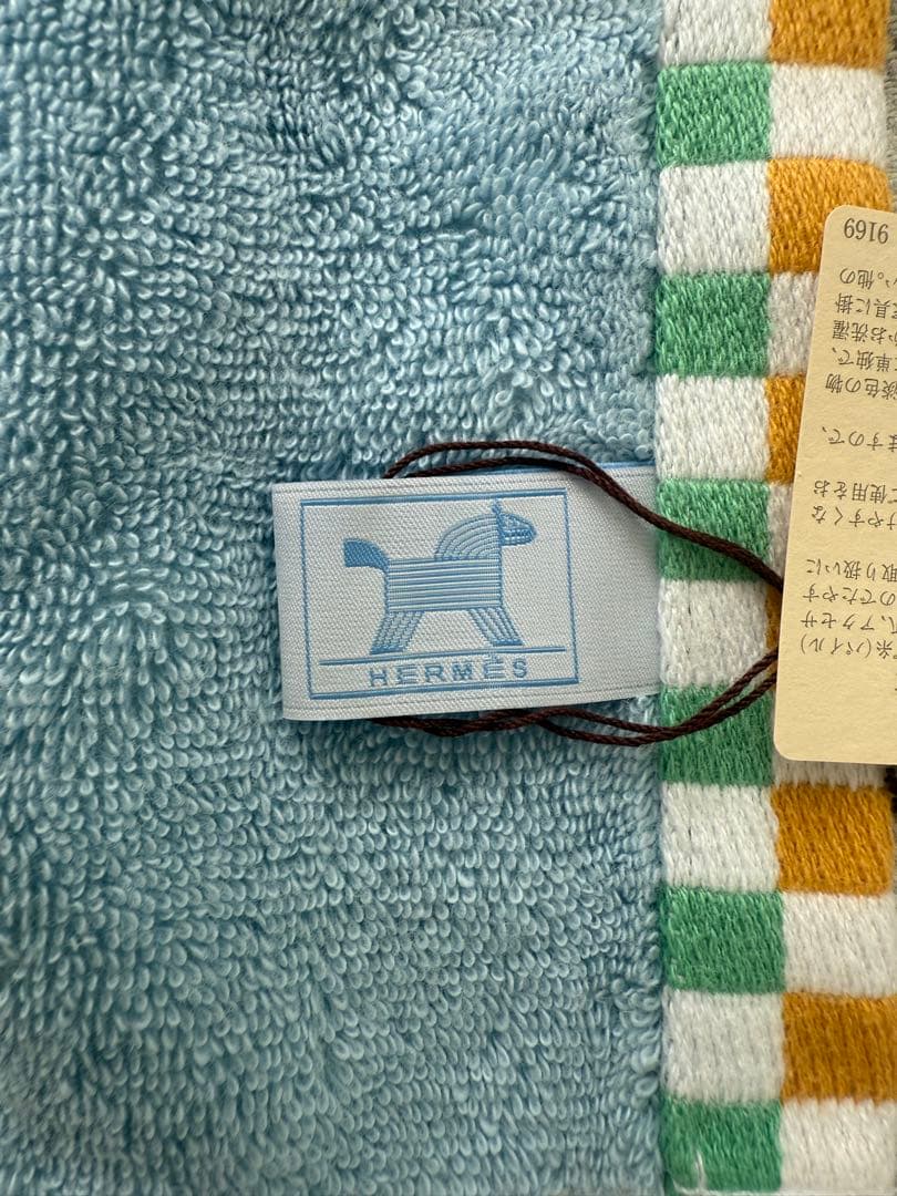 【新品/未使用】エルメス　ミニタオル コットン100%