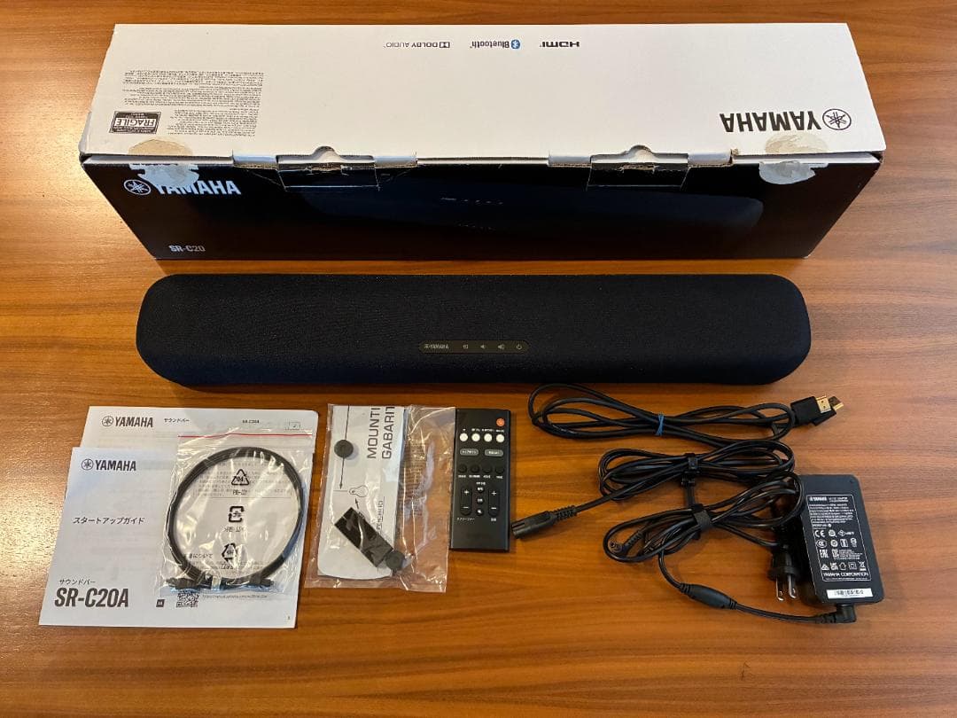 Yamaha SR-C20A サウンドバー ブラック