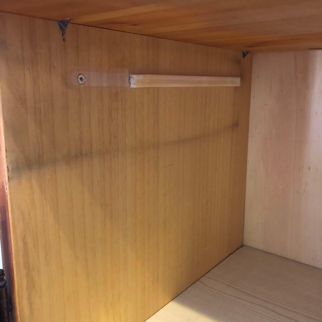 Alex　パイン無垢材　天然木　ナチュラルウッド カントリー風キャビネット