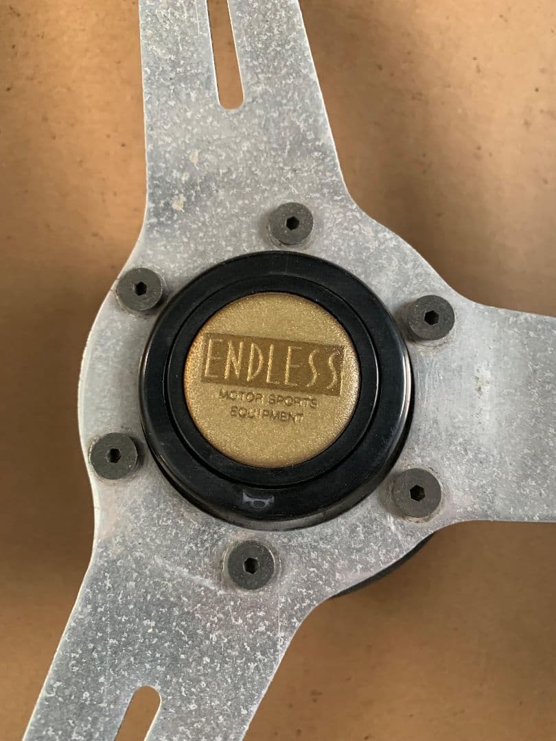 ウッド アルミ ステアリング 3本スポーク