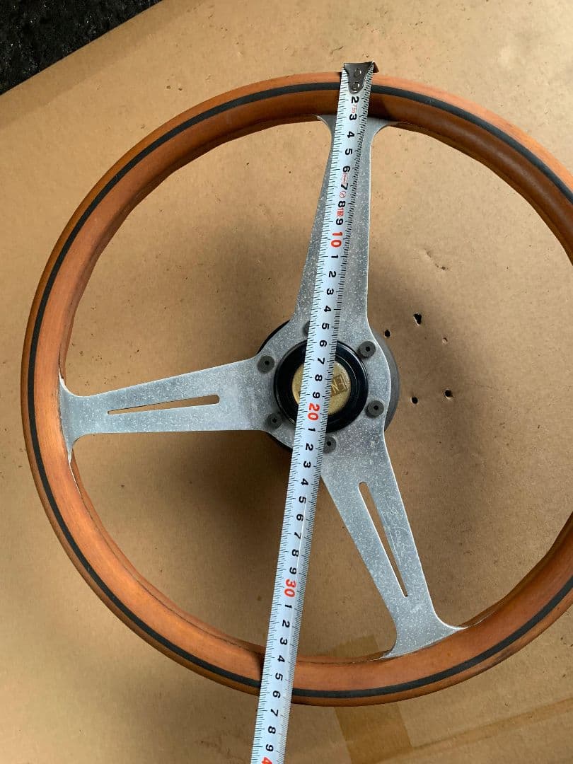 ウッド アルミ ステアリング 3本スポーク
